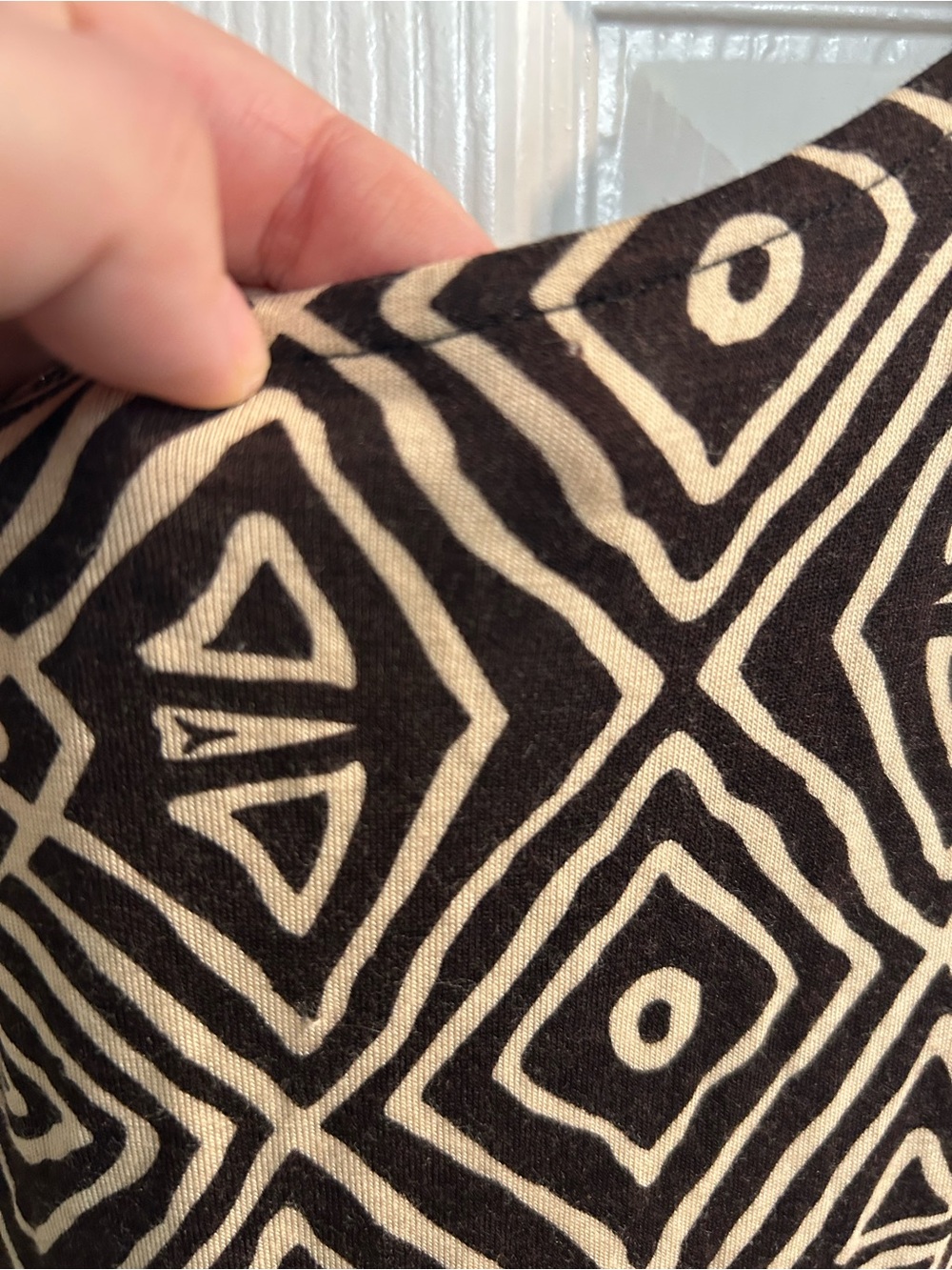 Soft Surroundings Tulum Maxi Dress M Tank Stretch Aztec Tribal Beach Resort - Picture 7 of 7